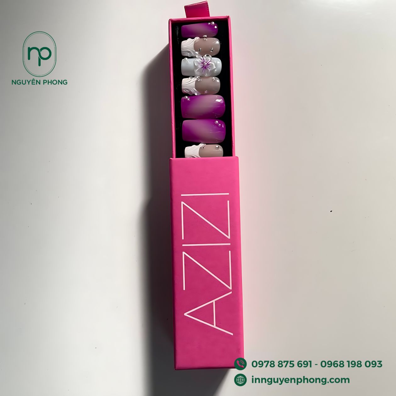 Kích thước phổ biến theo từng loại sản phẩm nail